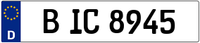 Truck License Plate